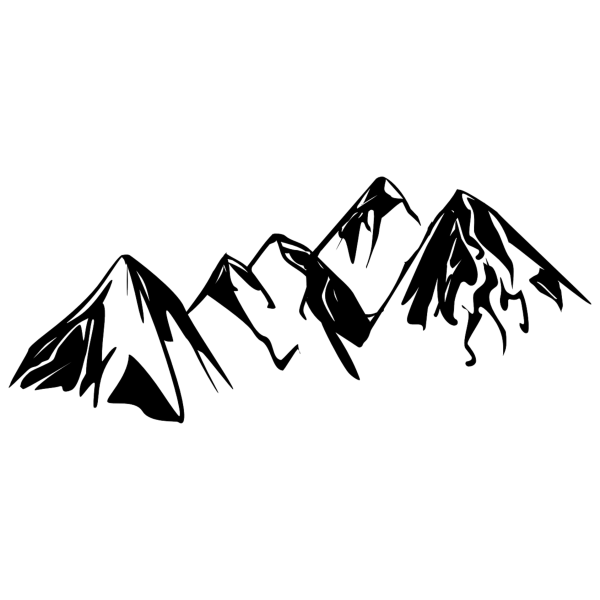 В горах (с наклейками)