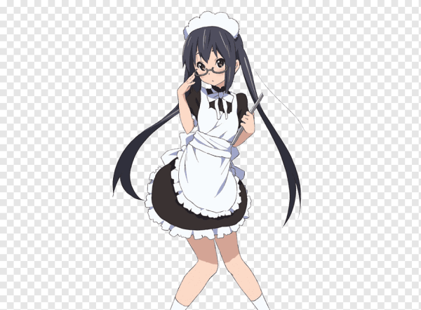 Аниме горничные на белом фоне