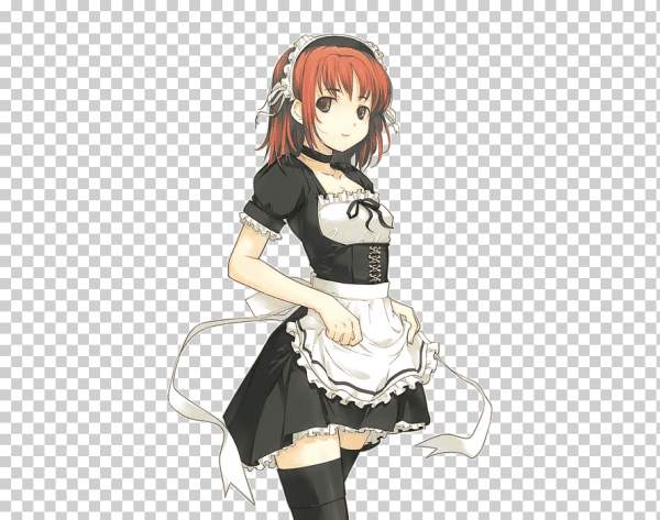 Аниме горничная