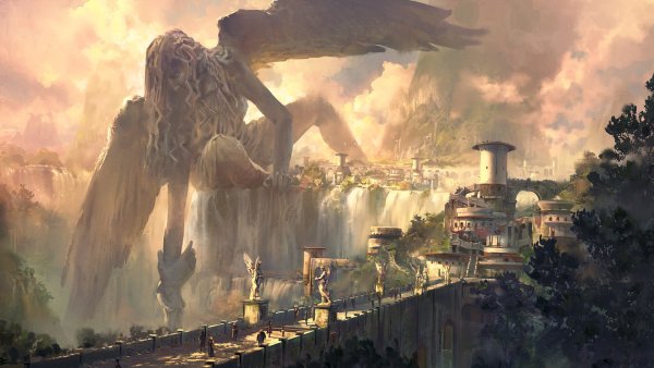 Статуя фэнтези