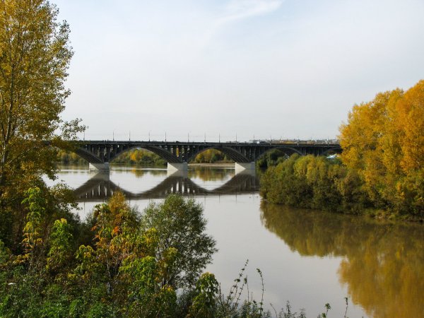 Город Бийск река Бия