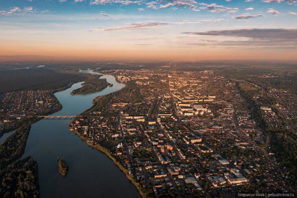 Бийск с высоты