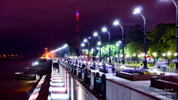 Набережная Благовещенска Амурской области