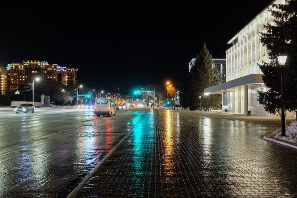 Благовещенск Амурская область ночью
