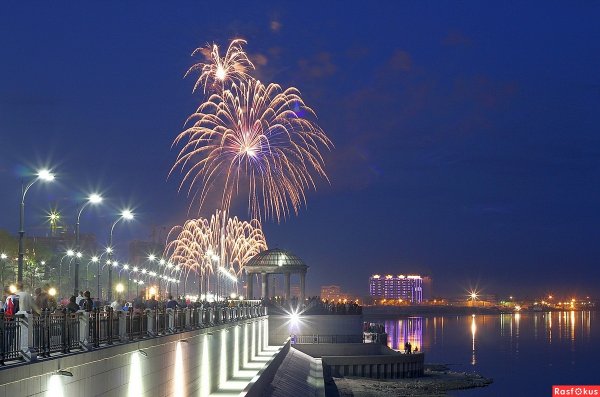 Набережная Амура в Благовещенске