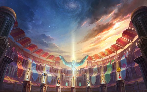 Арена Колизей фэнтези арт