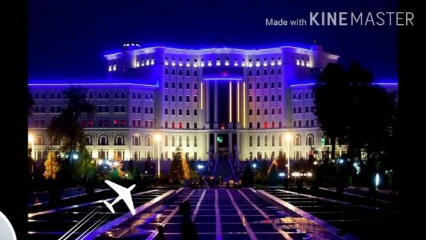 Ночной Душанбе Сити