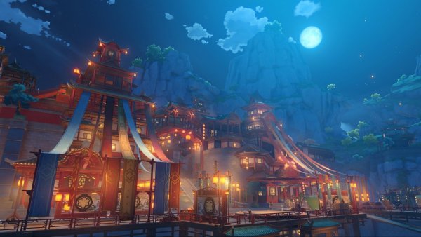 Геншин локации ли Юэ