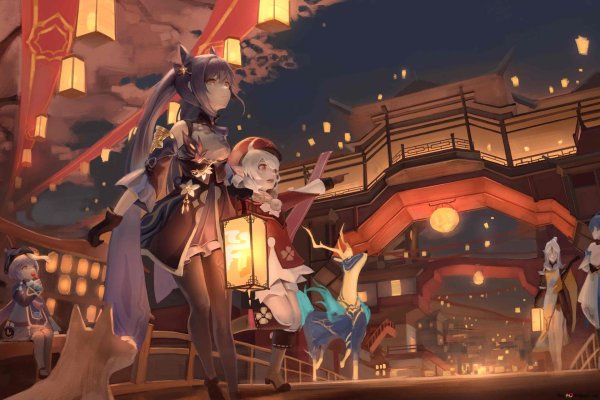 Фестиваль морских фонарей Геншин Импакт