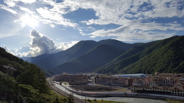 Горки горы красная Поляна