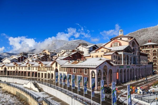 Красная Поляна Сочи горки город