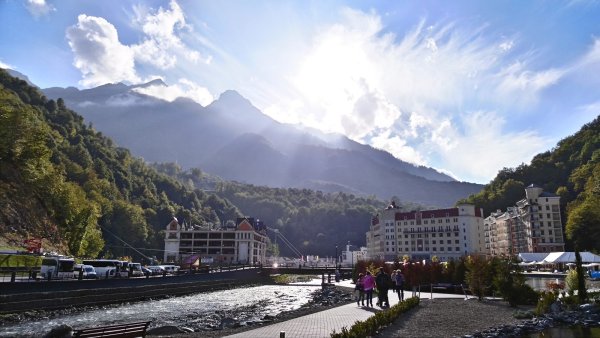 Роза Хутор горки город