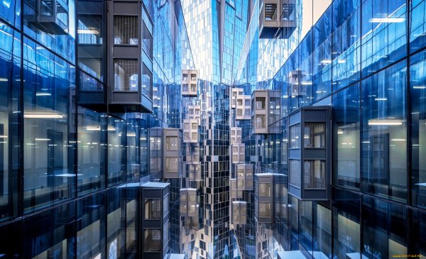 Стеклянный небоскреб