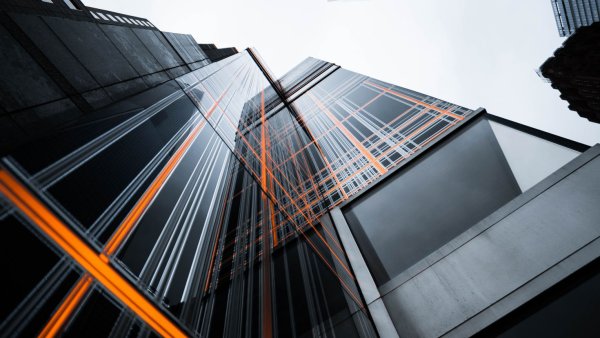 Небоскребы вид снизу