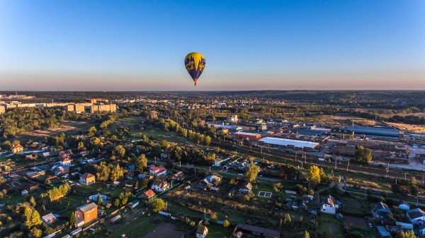 Истра город Московская область с высоты птичьего