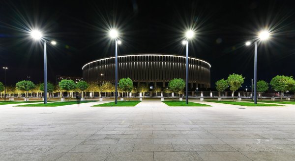 Стадион Краснодар Арена ночью