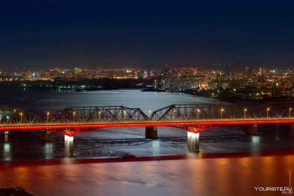 Город Красноярск мост