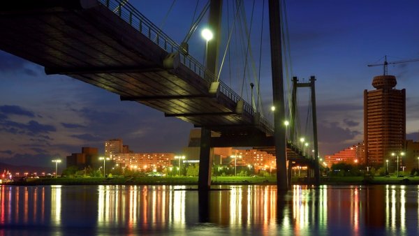 Красноярск набережная панорама