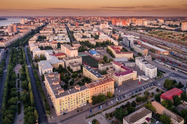 Волгоград вид сверху