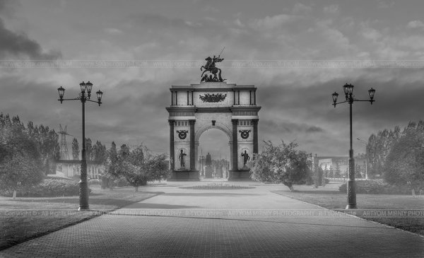 Триумфальная арка курскисунок