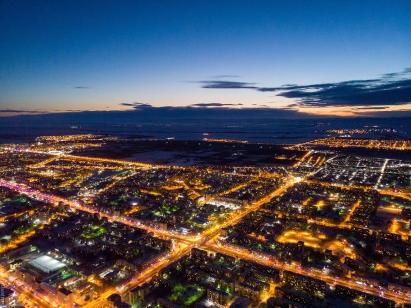 Ночной Магнитогорск