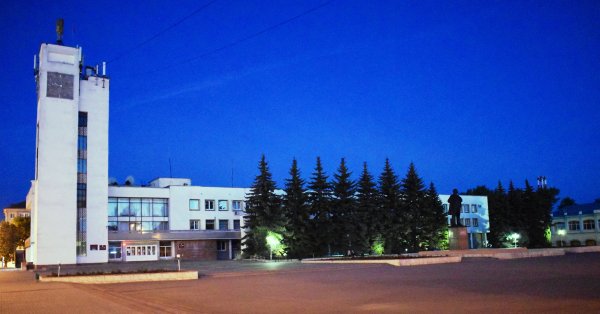 Мценск площадь Ленина