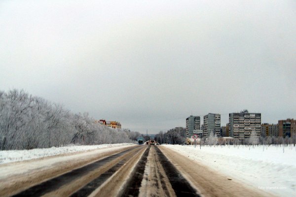 Зима Мценск фото