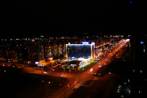 Новокузнецк ночью