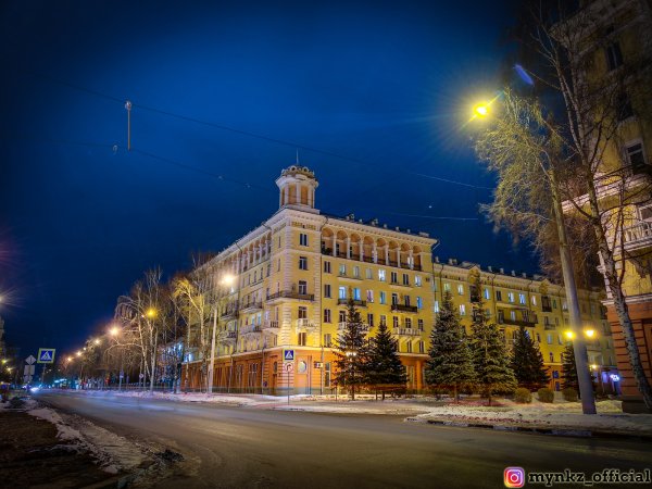 Ночной Новокузнецк