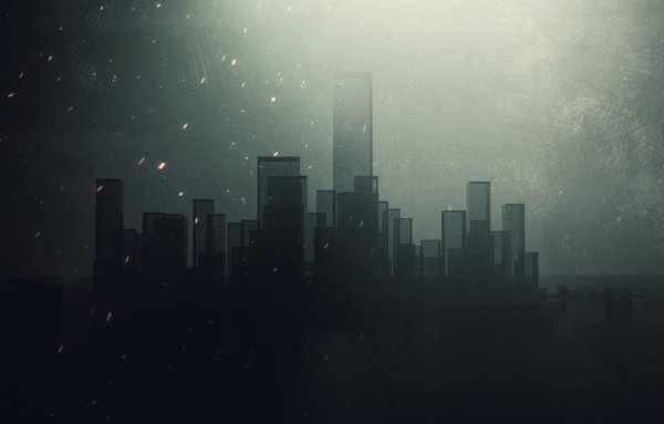 Город арт Минимализм