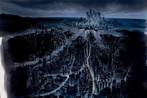 Призрак в доспехах аниме 1995 город