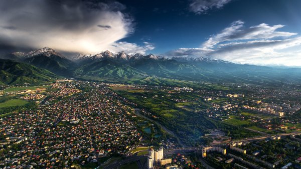 Кисловодск с высоты птичьего