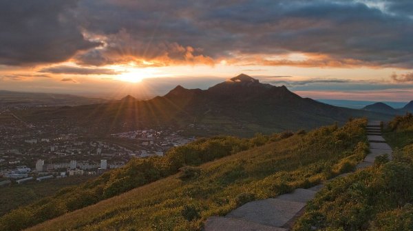 Гора Бештау Пятигорск вид с горы