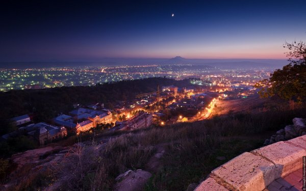 Ночной Пятигорск смотровая площадка