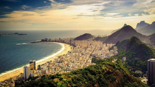 Рио-де-Жанейро город в Бразилии Копакабана