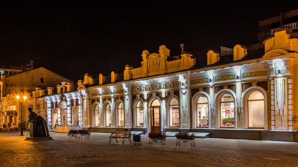 Ночной город Тамбов