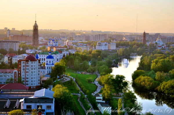 Тамбов сверху набережная