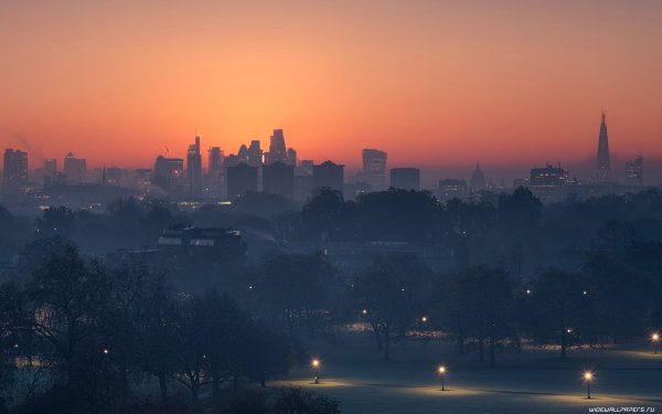 Город в тумане