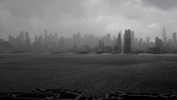 Город в тумане