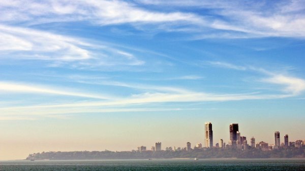 Небо Горизонт город