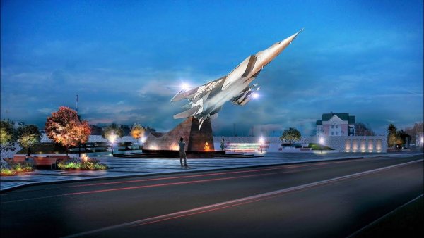 Югорск самолет памятник