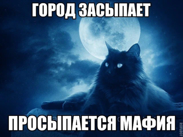 Город засыпает просыпается мафия