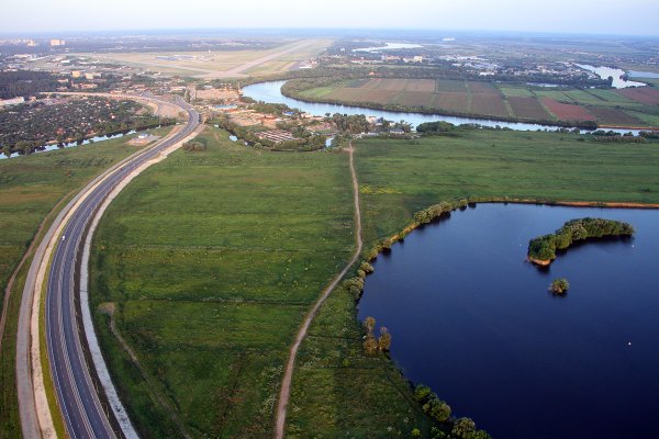 Рельеф города Жуковский