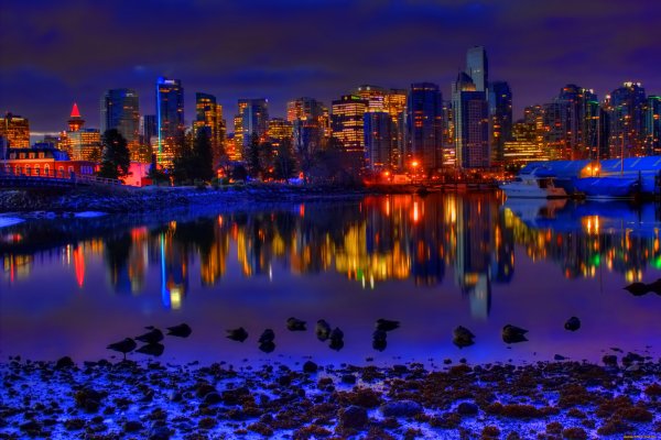 Ванкувер ночью