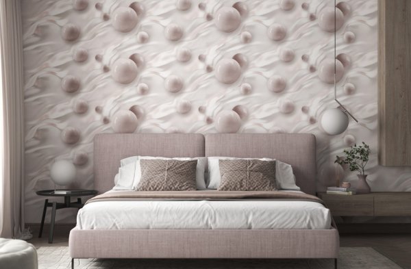 Виниловые обои жемчуг