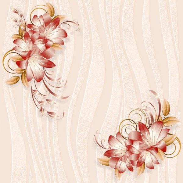 Обои Гомель Фокс Флорианна 4550 2с(ф1) /симплекс/ 0,53*10,05м (24/к)