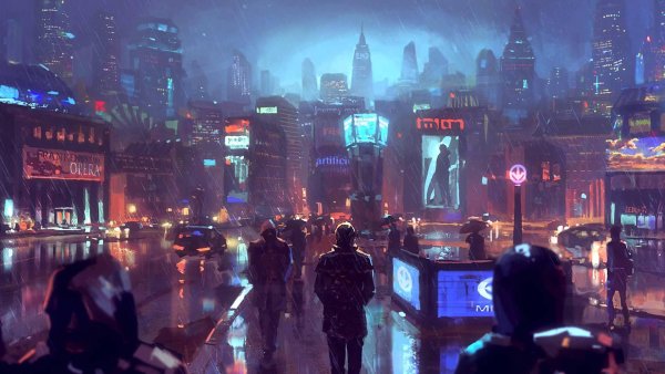 Cyberpunk 2077 антиутопия