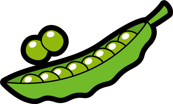 Горох мультяшный