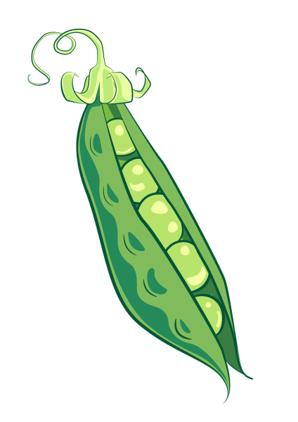 Горох мультяшный