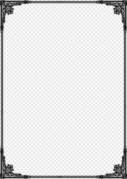 Рамка черная строгая